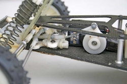1989 Australia Worlds RC10 - Steering Servo Linkage Detail
