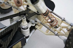 1991 Detroit Worlds RC10 - Front Right A-arm Steering Bellcrank Shock Linkage