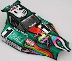 1991 Detroit Worlds RC10 - Overall Front Right Body Paint Decals