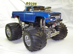 Tamiya Clodbuster 58065 Blue and Chrome - Overall brighter