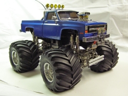 Tamiya Clodbuster 58065 Blue and Chrome - Overall darker
