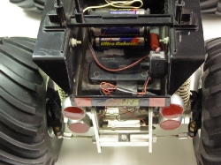 Tamiya Clodbuster 58065 Blue and Chrome - Tail Lights and Switch