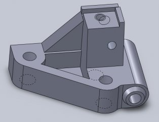 RC10 Solidworks Chassis - Front Suspension Mount