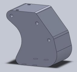 RC10 Solidworks Chassis - 6 Gear Tranny Block