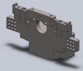 RC10 Solidworks Chassis - Bulkhead Rear View