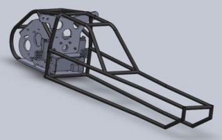 RC10 Solidworks Chassis - Overall View Front Right Rev 1