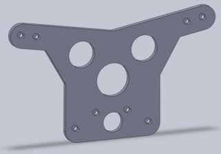 RC10 Solidworks Chassis - Rear Shock Tower