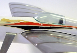 Leroy Cox TD1 TD-1 Plane - Left Side of Canopy and Decal