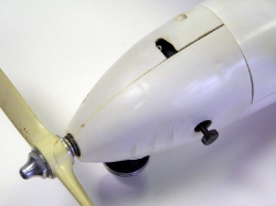 Leroy Cox TD1 TD-1 Plane - Underside Engine Cowl Close-Up