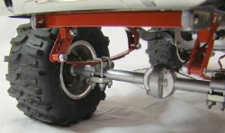 Tamiya Bruiser with True Flame Paint - Rear Axle and Leaf Springs