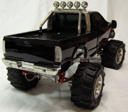 Tamiya Bruiser with True Flame Paint - Right Rear Corner