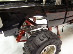 Tamiya Bruiser with True Flame Paint - Right Rear Suspension