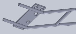RC10 Solidworks Chassis - Early Front Plate RC10 Solidworks Chassis - Early Front Plate