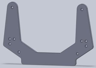 RC10 Solidworks Chassis - Front Shock Tower RC10 Solidworks Chassis - Front Shock Tower