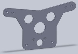 RC10 Solidworks Chassis - Rear Shock Tower RC10 Solidworks Chassis - Rear Shock Tower
