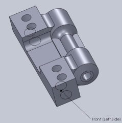 RC10 Solidworks Chassis - Rear Suspension Mount RC10 Solidworks Chassis - Rear Suspension Mount