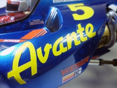 Tamiya Avante by Naz Singh - Avante Decal Close Up