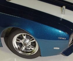 Aluminum Team Associated TC3 1968 Camaro Photo - Right Front Wheel with Body On