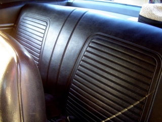 1969 Camaro SS 396 For Sale - Back Seat Black Vinyl