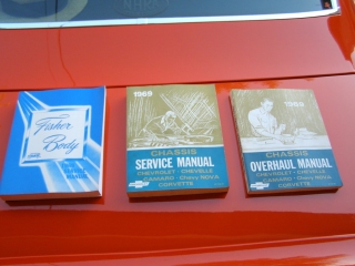 1969 Camaro SS 396 For Sale - Chevrolet Service Manuals for Body Overhaul Chassis