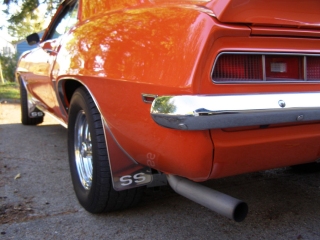 1969 Camaro SS 396 For Sale - Left Rear Corner Bumper Quarter Panel and Tail Light