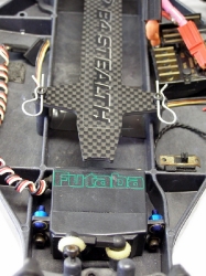 Team Associated B4 Factory Team with Blue Flames - Over Front Body Off