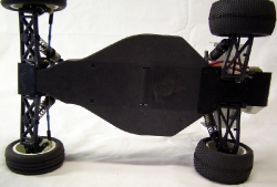 Team Associated B4 Factory Team with Blue Flames - Underside