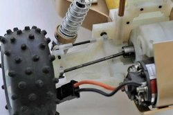 First Handmade RC10 -Rear Left Upper Link and Axle