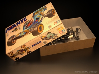 Sketchup Drawing - Tamiya Avante 58072 in Box