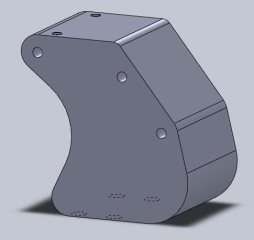 RC10 Solidworks Chassis - 6 Gear Tranny Block