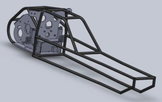 RC10 Solidworks Chassis - Overall View Front Right Rev 1